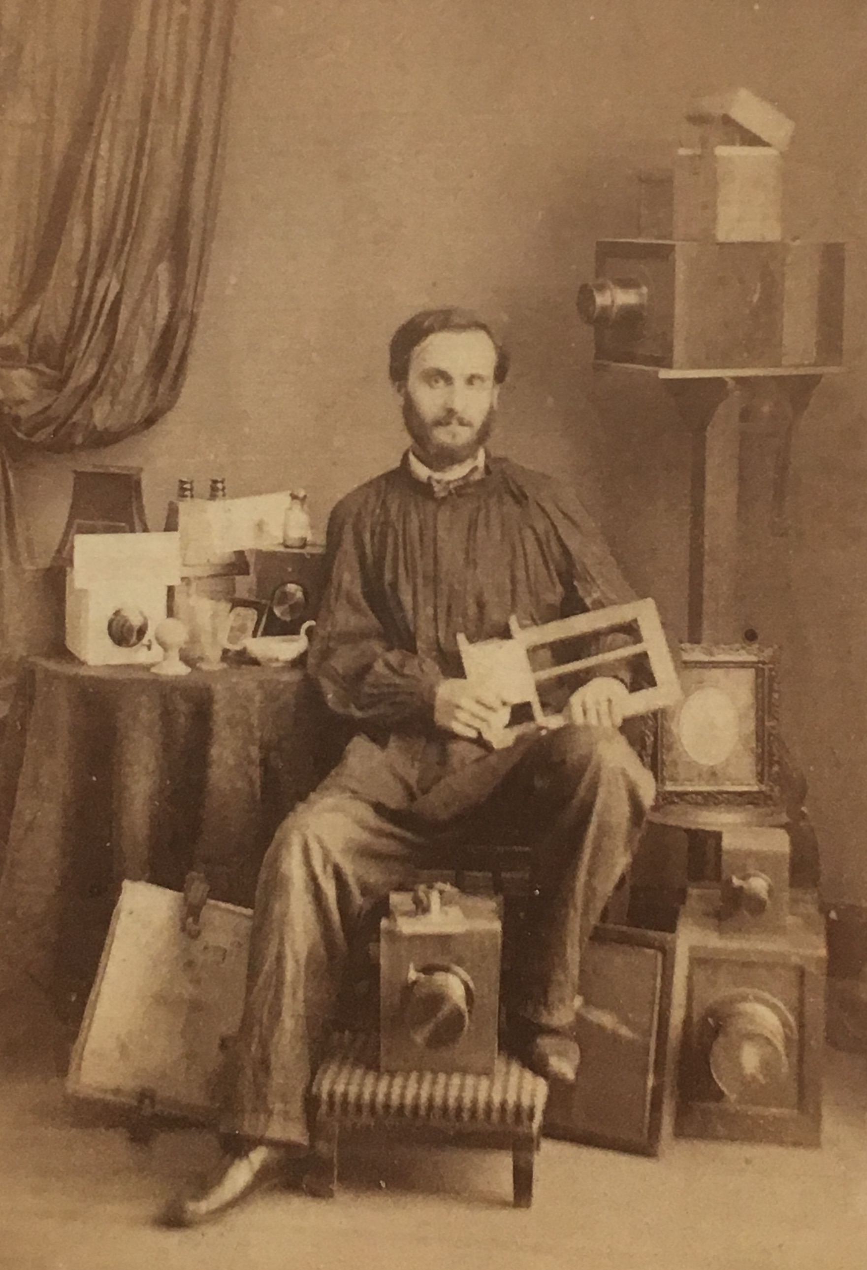 photographe - copie collodion à la cage aux fauves